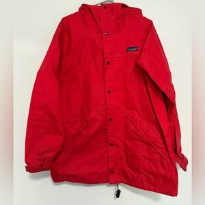 Vintage Patagonia 90's Hooded Offshore Foul Weather Rain Coat Sz M